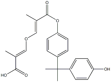 Bisphenol A epoxy dimethacrylate,,结构式