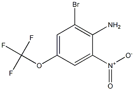 6-Bromo-2-Nitro-4-Trifluoromethoxyaniline,,结构式