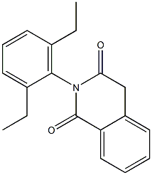 N-(2,6-diethylphenyl)homophthalimide 化学構造式