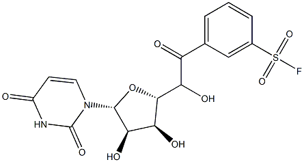 5'-(3-fluorosulfonylbenzoyl)uridine,,结构式