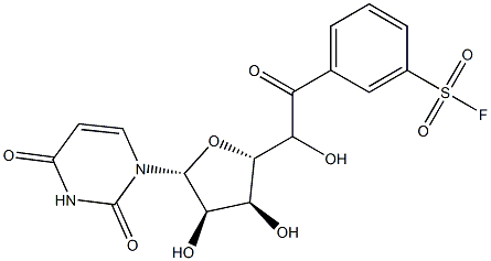 5'-(3-fluorosulfonylbenzoyl)uridine Structure