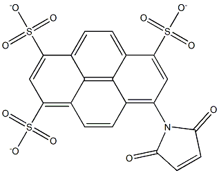 1-maleimidopyrene-3,6,8-trisulfonate,,结构式