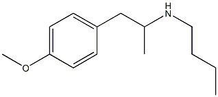 4-methoxy-N-butylamphetamine Struktur