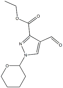 1-tetrahydropyranyl-4-formyl-3-(ethoxycarbonyl)pyrazole|