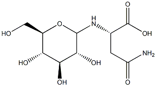 glucosylasparagine 结构式