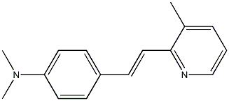 2-(4-dimethylaminostyryl)methylpyridine Structure