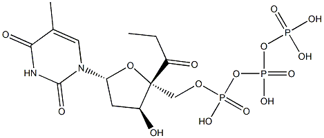 4'-propanoylthymidine triphosphate