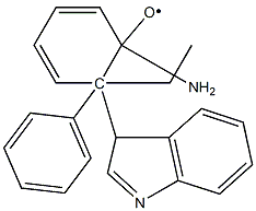1,2-dihydro-2-ethyl-2-phenyl-3H-indole-3-phenylimino-1-oxyl 结构式
