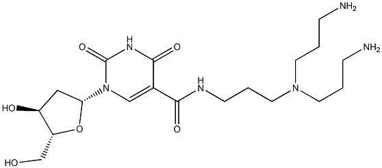 5-(N-(3-(N,N-bis(3-aminopropyl)amino)propyl)carbamoyl)-2'-deoxyuridine|