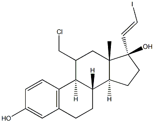 17-(2-iodovinyl)-11-chloromethylestradiol