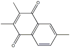 2,3,6-trimethyl-1,4-naphthoquinone Structure