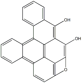 dibenzo(a,l)pyrene diol epoxide,,结构式