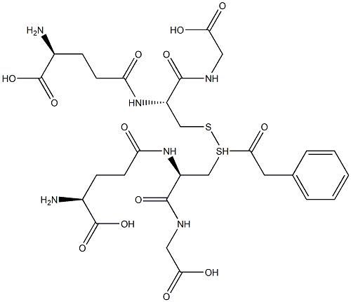 S-phenylacetylglutathione Struktur