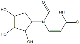 1-(2',3',4'-trihydroxycyclopent-1'-yl)-1H-uracil