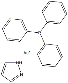 pyrazole(triphenylphosphine)gold(I)