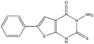 2,3-dihydro-3-amino-6-phenyl-2-thioxothieno(2,3-d)pyrimidin-4(1H)-one