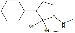 N,N'-dimethylcyclohexyl-1,2-diazaselenophospholidine Structure