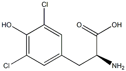 3,5-dichlorotyrosine Structure