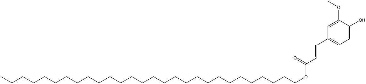 ferulic acid octacosyl ester Structure