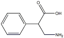 2-phenyl-3-aminopropanoic acid Struktur