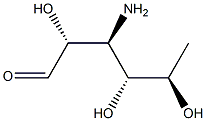 3-amino-3,6-dideoxygalactose 结构式