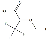 3,3,3-trifluoro-2-(fluoromethoxy)propanoic acid 结构式