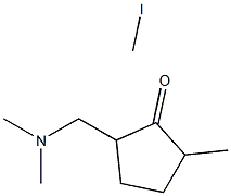 3-methyl-2-oxo-1-dimethylaminomethylcyclopentane methiodide