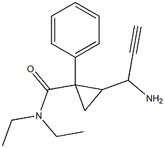 1-phenyl-2-(1-amino-2-propynyl)-N,N-diethylcyclopropanecarboxamide