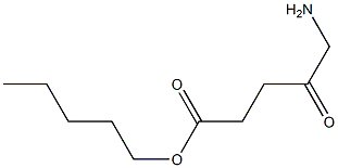 5-aminolaevulinic acid-n-pentylester Structure