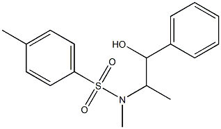 2-(N-methyl-N-(4-toluenesulfonyl)amino)-1-phenylpropan-1-ol Structure