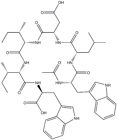  acetyl-tryptophyl-leucyl-aspartyl-isoleucyl-isoleucyl-tryptophan