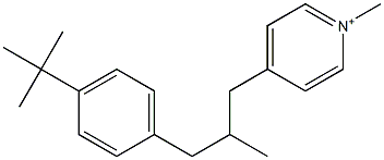  N-methyl-4-(2-(4-tert-butylbenzyl)propyl)pyridinium