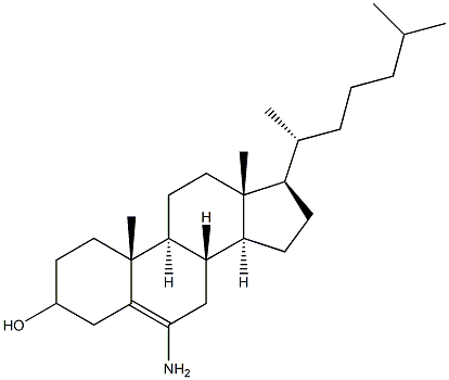 6-aminocholesterol 结构式
