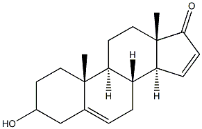 3-hydroxy-5,15-androstadien-17-one Struktur