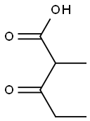 3-keto-2-methylvaleric acid,,结构式