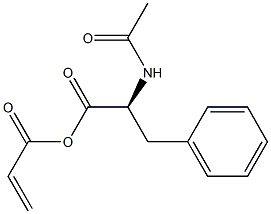 acetylphenylalanyl acrylate Struktur