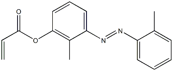 2,2'-dimethylacryloyloxyazobenzene Struktur