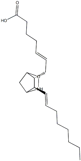 9,11-epoxyiminoprosta-5,13-dienoic acid Structure