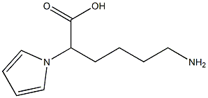 1-(5-amino-1-carboxypentyl)pyrrole Struktur