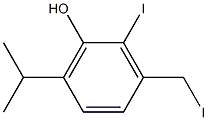 双碘麝酚, , 结构式