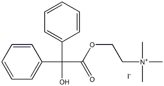 美托碘铵 结构式