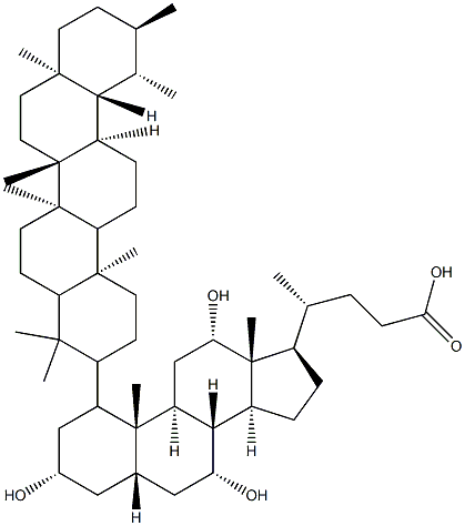 ウルスルコール酸 化学構造式