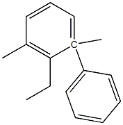 1-PHENYL-1-META-XYLYL-ETHANE 结构式