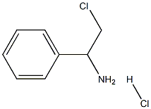 1-PHENYL-2-CHLOROETHYLAMINEHYDROCHLORIDE Structure