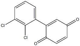 2-(2',3'-DICHLOROPHENYL)-1,4-BENZOQUINONE Structure