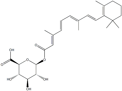 ALL-TRANS-RETINOYL-BETA-D-GLUCURONIDE Structure