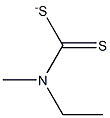 METHYLETHYLDITHIOCARBAMATE 结构式