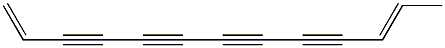 1,11-TRIDECADIEN-3,5,7,9-TETRAYNE,,结构式