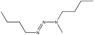 DI-N-BUTYL-3-METHYLTRIAZENE Struktur