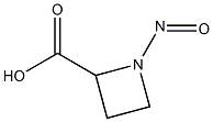 N-NITROSOAZETIDINE-4-CARBOXYLICACID 化学構造式